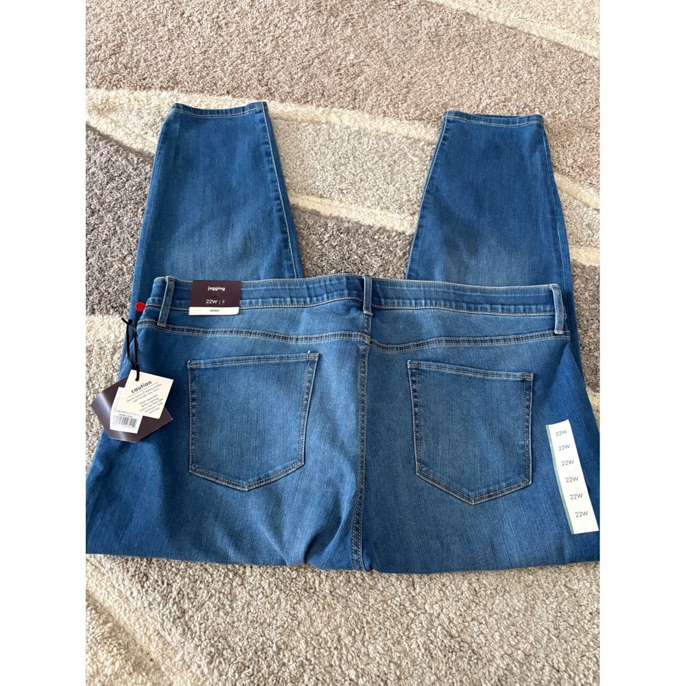 REPOSH: Ava & Viv Womens 22W R Jegging Stretch Blue Denim Pants